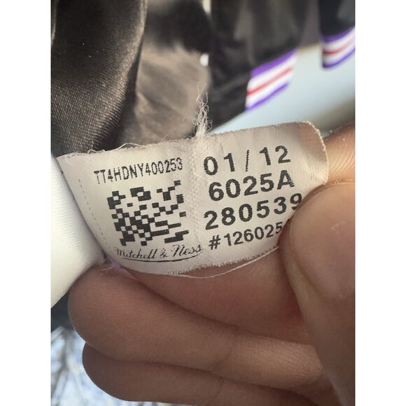 Toronto Raptors NBA Bomber Jacket Satin‎ Mitchell Ness Basketball Mens L. -Read - Picture 9 of 16